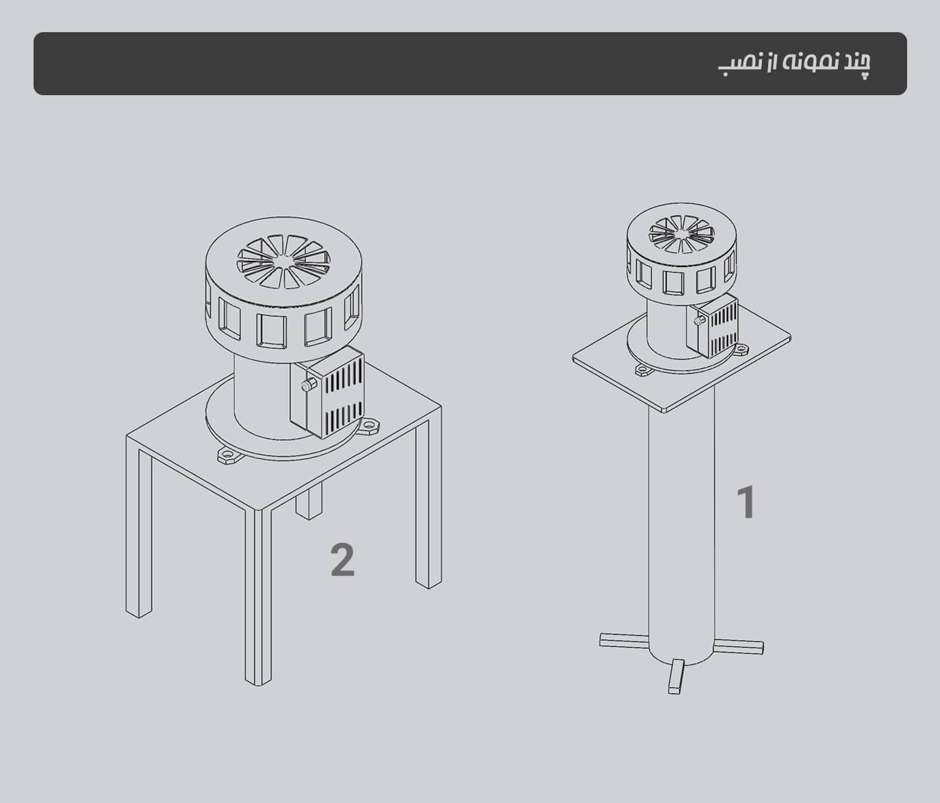 اموزش نصب آژیرصنعتی مدل iransiren s20 مکانیکال موتوری